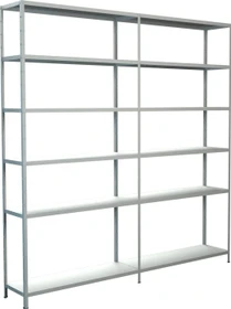 Schulte Lagertechnik PowerMAX Schwerlastregal 220x230x35cm weiß