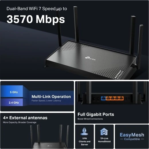 TP-Link Archer BE220, BE3600
