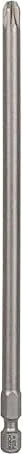 Bosch Professional Extra Hart Pozidriv Bit 1/4", PZ3x152mm, 1 Stück