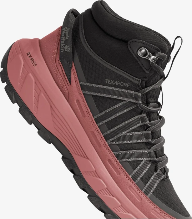 Jack Wolfskin Wild Hike Texapore Mid mineral red (Damen)