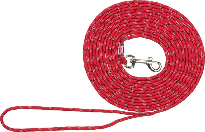 Trixie Junior Welpen-Schleppleine, rund, XXS-XS, 4m, rot