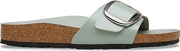Birkenstock Madrid Big Buckle Naturleder Lack (Damen)