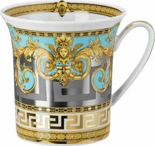 Rosenthal Versace Prestige Gala Le Bleu Becher mit Henkel 350ml