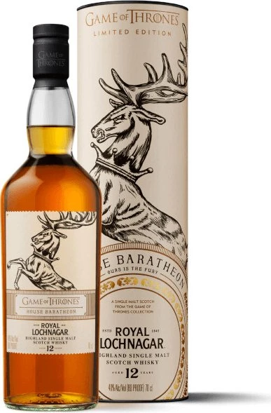 Royal Lochnagar Game of Thrones House Baratheon 12 Years Old 700ml