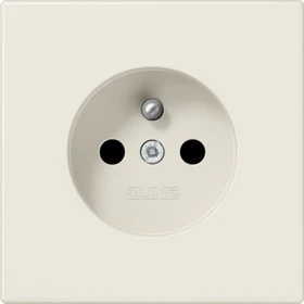 Jung Serie LS Steckdose Duroplast französisch/belgisches System, weiß