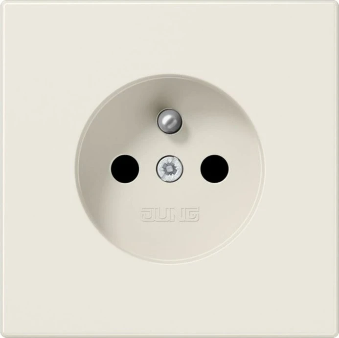Jung Serie LS Steckdose Duroplast französisch/belgisches System, weiß