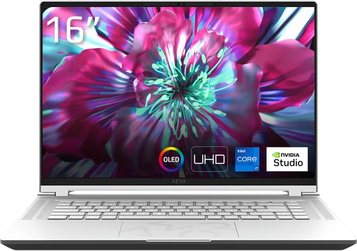 GIGABYTE AERO 16 OLED BSF-73DE994SO, Twilight Silver, Core i7-13700H, 16GB RAM, 1TB SSD, GeForce RTX 4070, DE