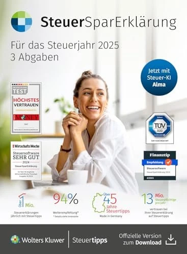 Akademische Arbeitsgemeinschaft SteuerSparErklärung 2026, ESD (deutsch) (PC)