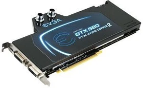 EVGA GeForce GTX 580 Hydro Copper 2, 3GB GDDR5, 2x DVI, Mini HDMI