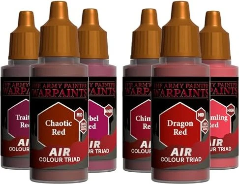 Army Painter Warpaints Air Triad Red Farbset, 6-tlg.