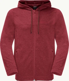 Jack Wolfskin Waldsee Hooded Jacke deep ruby (Herren)