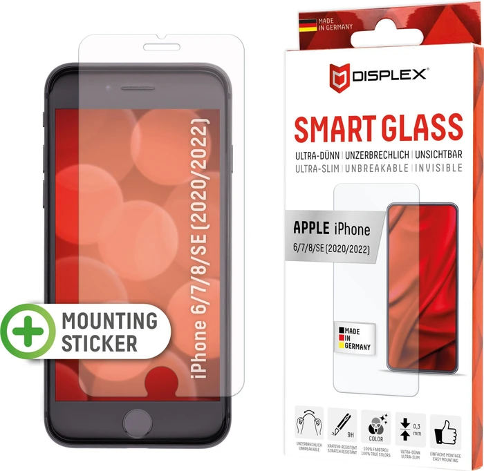 Displex Smart Glass für Apple iPhone SE (2022)