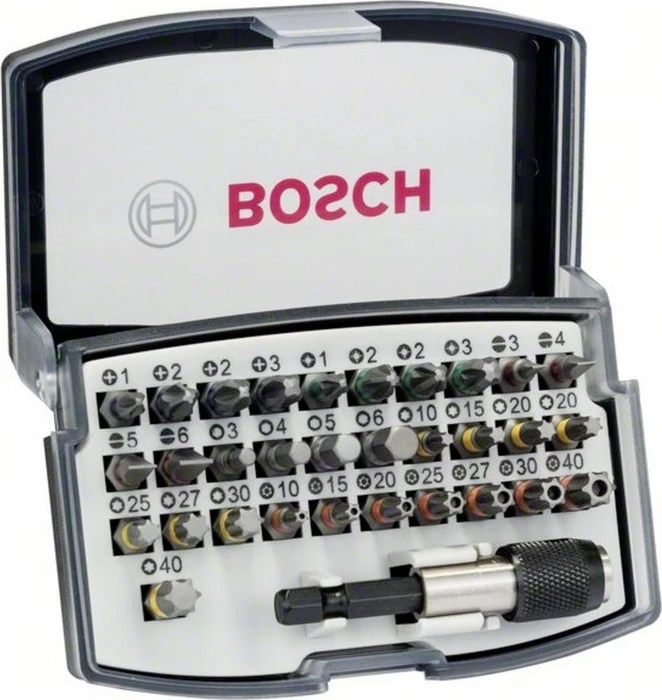 Bosch Professional Bitset inkl. Werkzeugbox, 32-tlg. (2607017564)