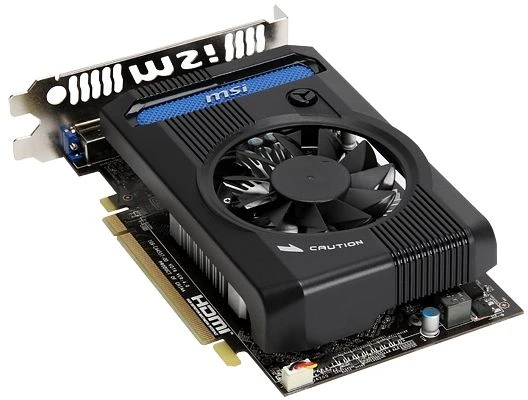 MSI Radeon HD 7750, R7750-PMD1GD5/OC V2, 1GB GDDR5, DVI, HDMI, DP