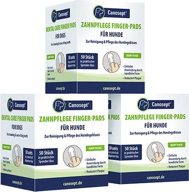 Ardap - Canosept Zahnpflege Finger-Pads Dose Finger-Pads, 150 Stück (3x 50 Stück)