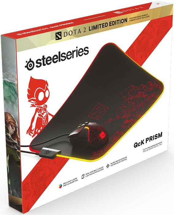 SteelSeries QcK Prism Cloth Medium Dota 2 Edition