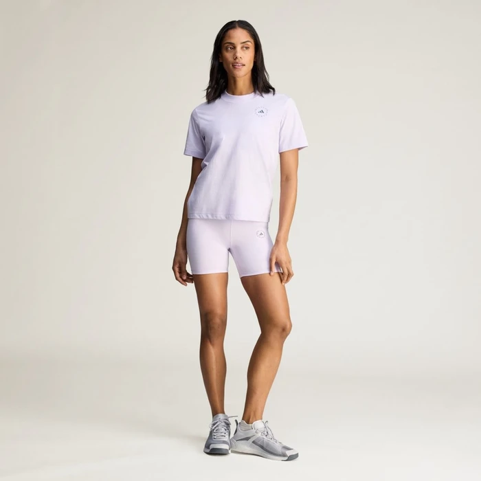 adidas by Stella McCartney TrueCasuals Regular Sportswear T-Shirt kurzarm purple tint (Damen)