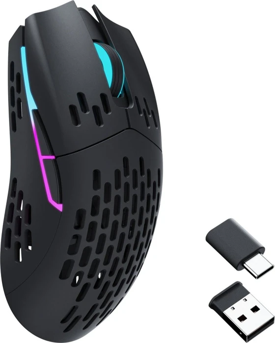 Keychron M1 Wireless Gaming Mouse schwarz, USB/Bluetooth