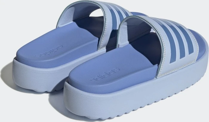 adidas Platform Adilette blue dawn/blue fusion metallic (Damen)