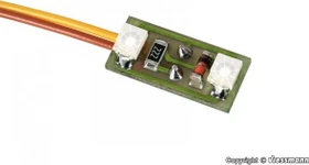 Viessmann Hausbeleuchtung, 2 LEDs weiß, 3 Stück