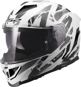 LS2 FF818 Storm III Kaos weiß/grau