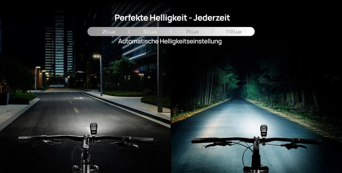 Fischer LED-Akku 110 Lux Frontlicht