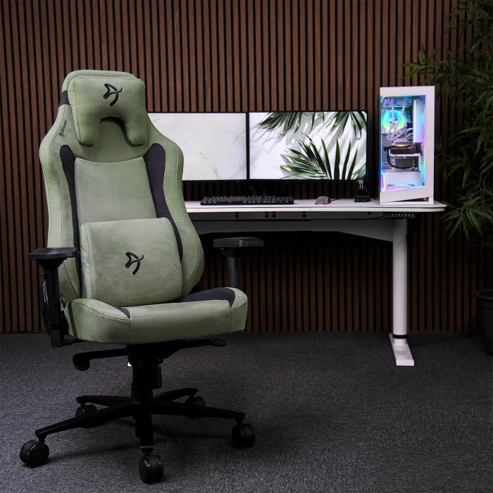 Arozzi Vernazza Supersoft Gamingstuhl, forest green