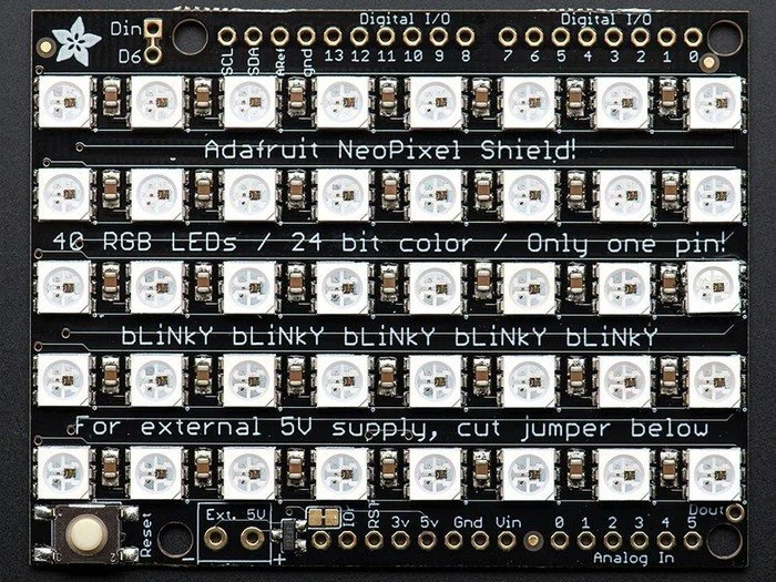 Adafruit RGB NeoPixel Shield