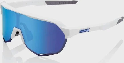 100% S2 matte white/hiper blue multilayer mirror