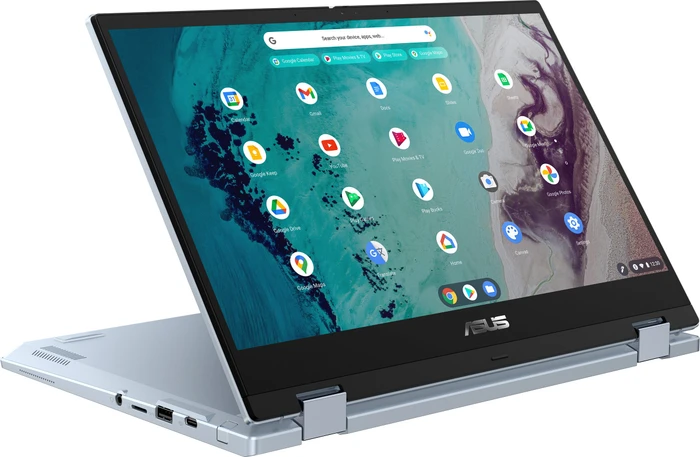 ASUS Chromebook Flip CX3 CX3400FMA-E10026, AI Blue, Core i5-1130G7, 8GB RAM, 256GB SSD, DE