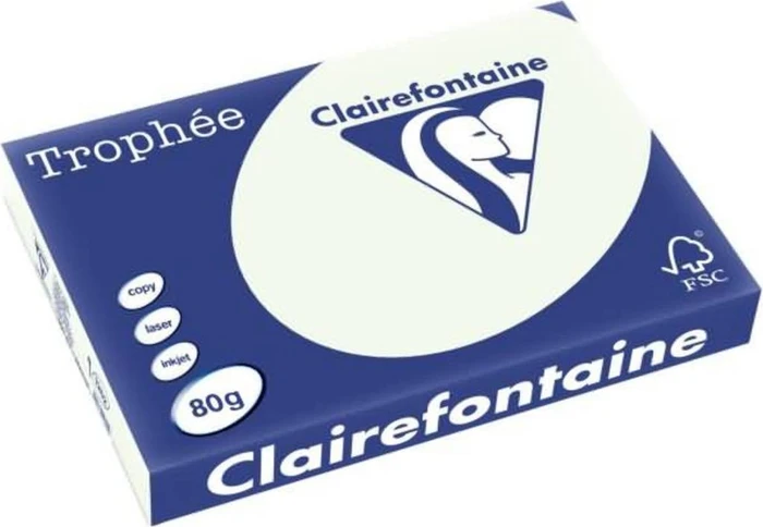 Clairefontaine Trophée Universalpapier matt lindgrün, A3, 80g/m², 500 Blatt