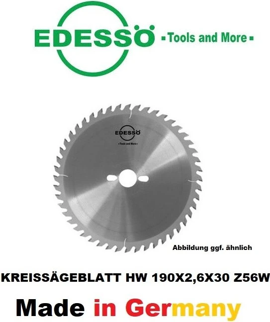 Edessö Type 170 Kreissägeblatt 56Z, 190x1.6x30mm, 1 Stück