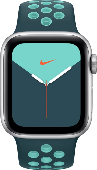 Apple Nike Sportarmband Regular für Apple Watch 40mm Midnight Turquoise/Aurora Green