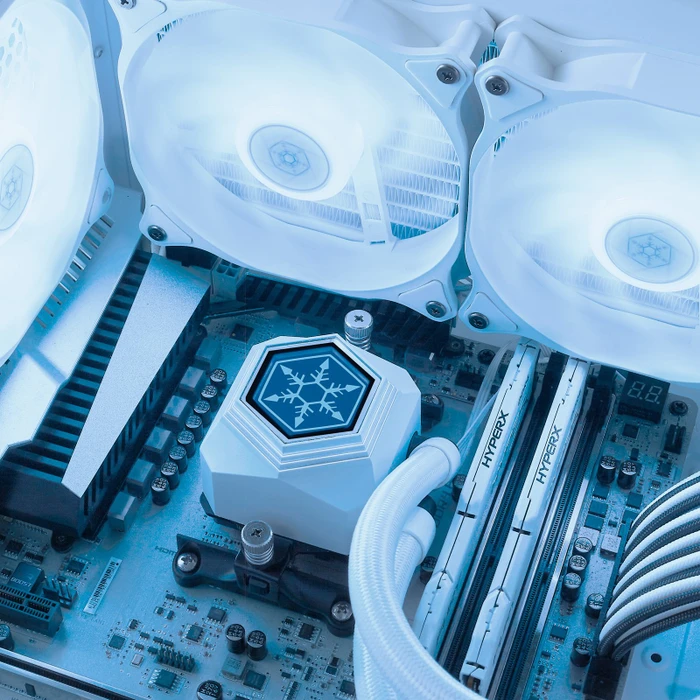 SilverStone Permafrost PF360W-ARGB, weiß, V2