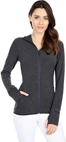 Icebreaker RealFleece Merino Descender Hood Funktionsjacke jet heather (Damen)