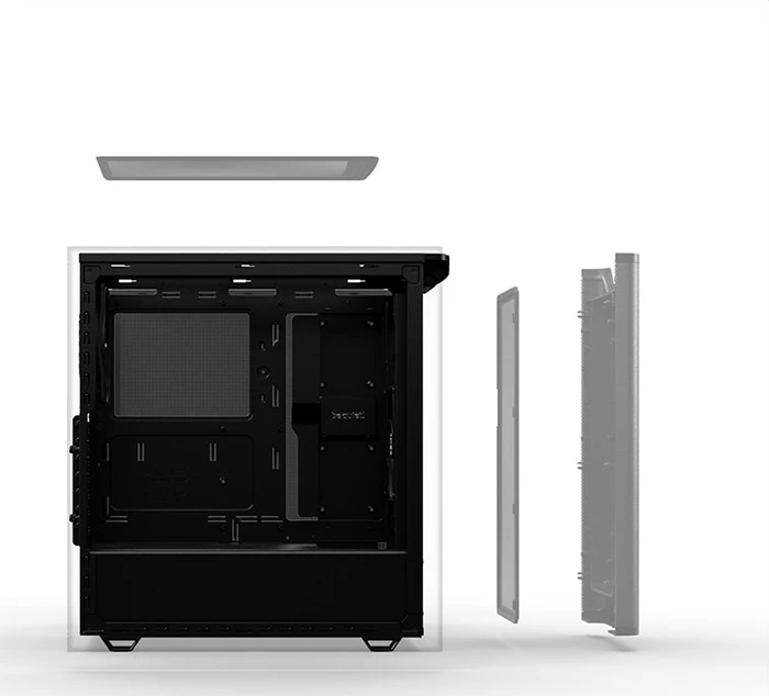 be quiet! Pure Base 501 Airflow Window Black, Glasfenster