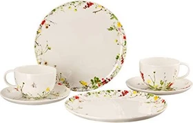 Rosenthal Brillance Bone China Fleurs Sauvages Kaffeeservice, 6-tlg.