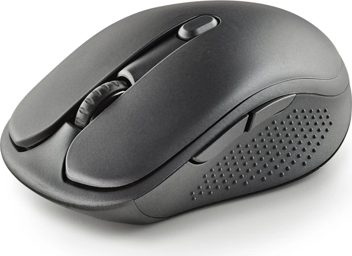 NGS Evo Rust Black Wireless Rechargeable Silent Mouse schwarz, USB