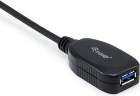 Equip USB-A Verlängerung, USB 3.0, 5Gb/s, USB-A 3.0 [Stecker] auf USB-A 3.0 [Buchse], aktiv, Verlängerungskabel A/A, 10m