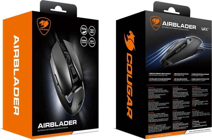 Cougar AirBlader schwarz, USB