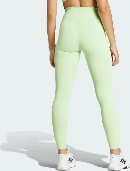 adidas Optime Full-Length Hose lang semi green spark (Damen)