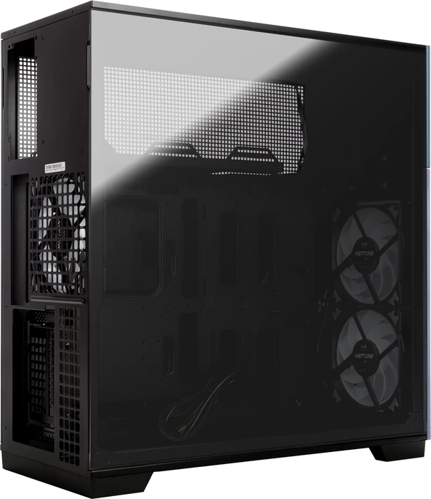 In Win F5, schwarz, Glasfenster