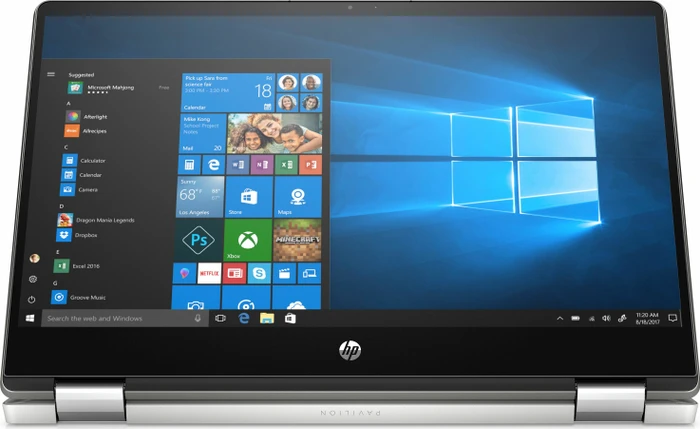 HP Pavilion x360 14-dh0220ng, Mineral Silver/Natural Silver, Core i5-8265U, 8GB RAM, 256GB SSD, DE