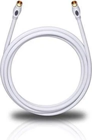 Oehlbach Transmission Plus S 320 F-Plug Antennenkabel weiß 3.2m