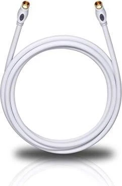Oehlbach Transmission Plus S 320 F-Plug Antennenkabel weiß 3.2m