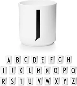 Design Letters Persönlicher Porzellanbecher A-Z Buchstabe J 250ml
