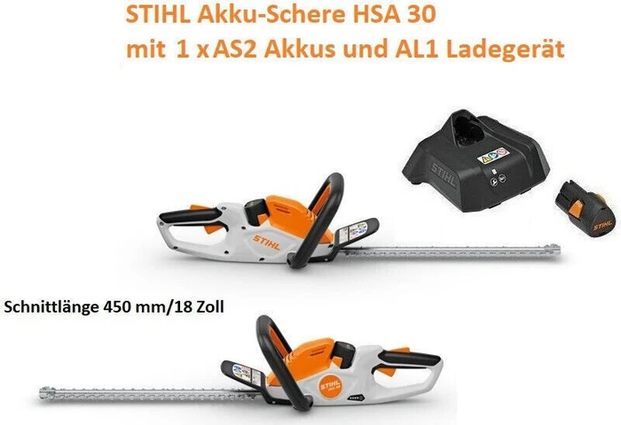 Stihl HSA 30 Akku-Heckenschere inkl. Akku 2.6Ah