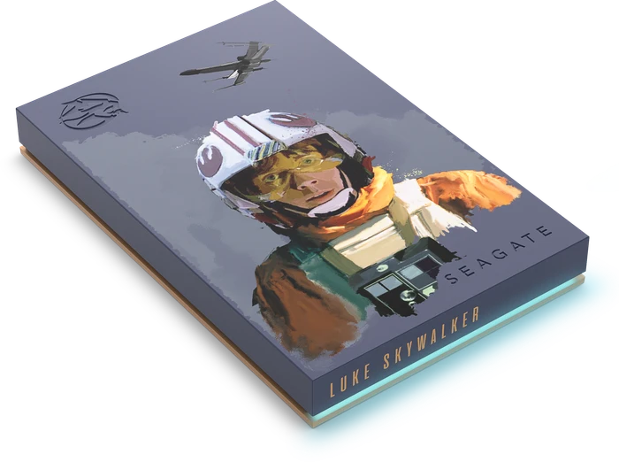 Seagate FireCuda Gaming HDD - Luke Skywalker Special Edition, 2TB, +Rescue, USB 3.0 Micro-B