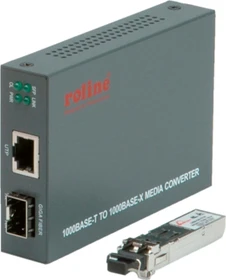 Roline / Secomp Medien Konverter, 1000Base-T auf 1000Base-FX (21.13.1069)
