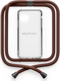 Necklacy Case für Apple iPhone 12/12 Pro Noisette Brown Gunmetal